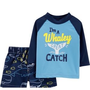 Carter’s Whale Rashguard Set